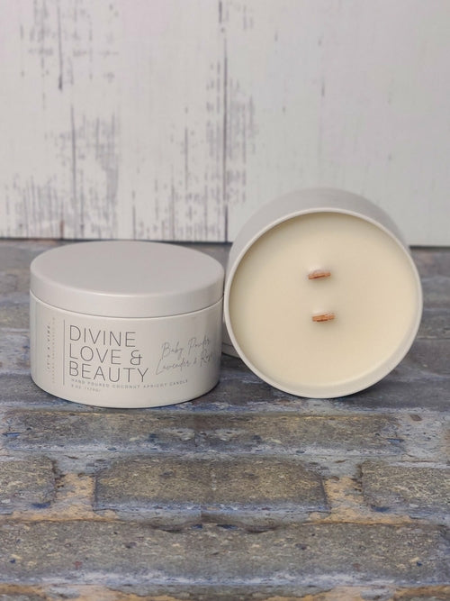 Divine Love & Beauty - Luxury Travel Candle